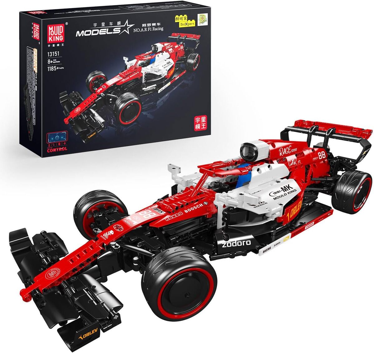 Test Mould King 13151 : formule 1 Télécommandée en Briques