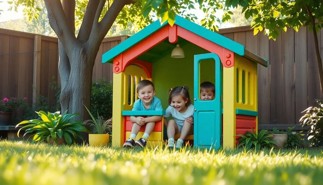 Une aire de jeux dans votre jardin ? Découvrez la maison cabane Popbul Oxybul