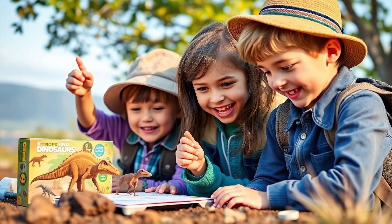 L'impact ludo-éducatif de triops et la terre des dinosaures chez les jeunes explorateurs