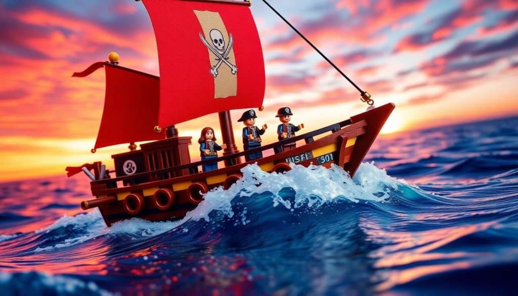 Voguez sur les mers imaginaires avec Lego Pirates Le bateau pirate Lego 70413