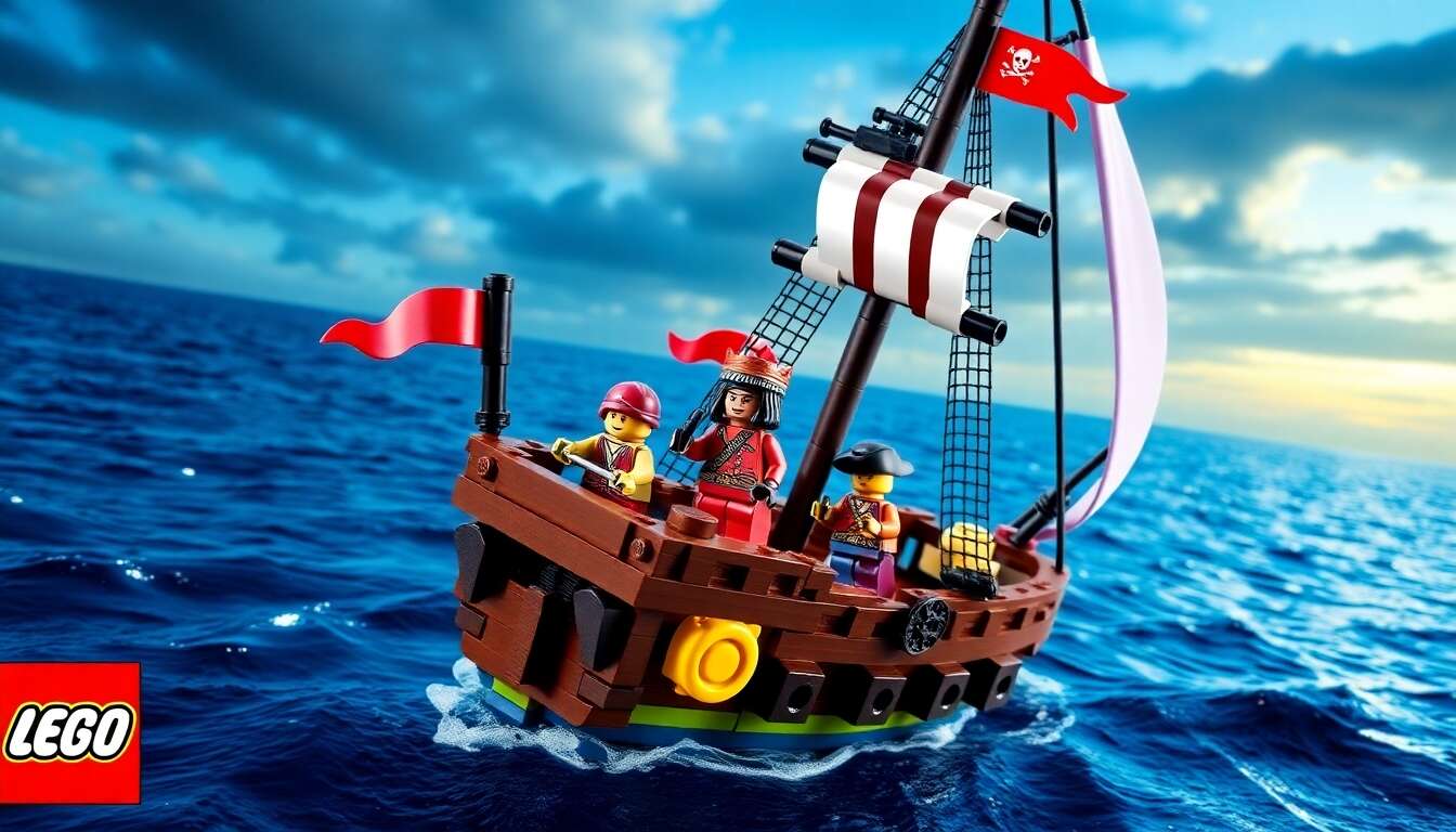 Découverte du brick bounty, le navire emblématique de lego pirates