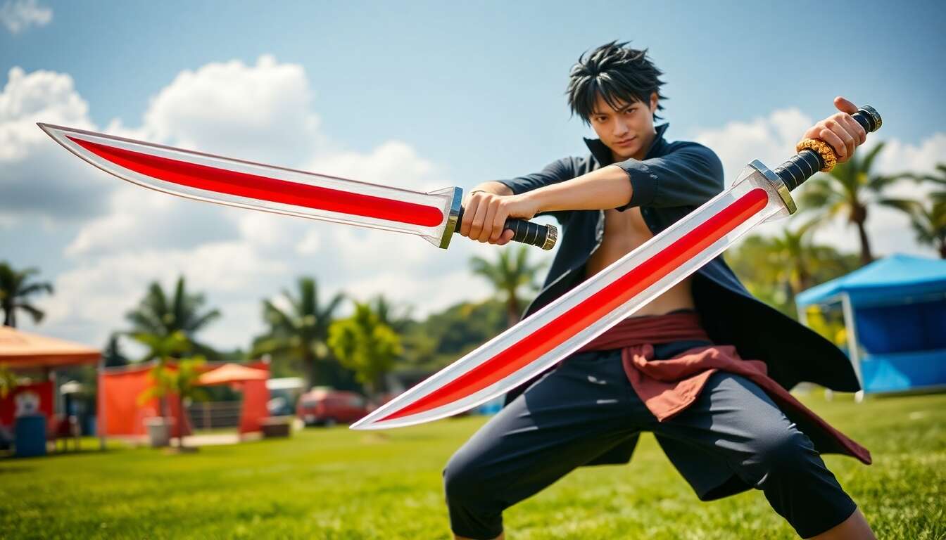 Les incontournables sabres gonflables de zoro en jouet