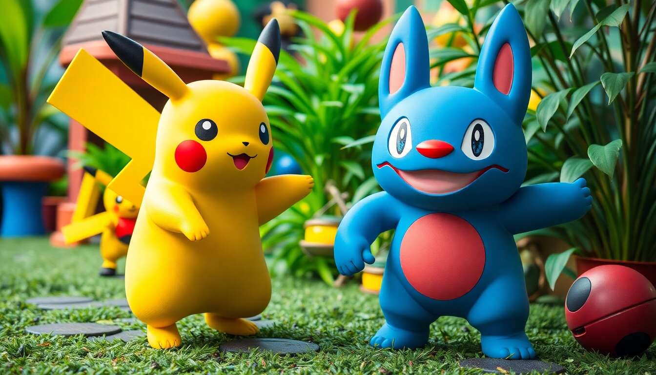 Découverte de pikachu prêt à l'attaque : une immersion dans le jeu