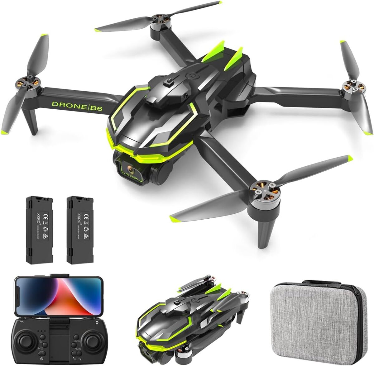 Test du drone moteur sans balais : caméra 1080P HD et performance bluffante