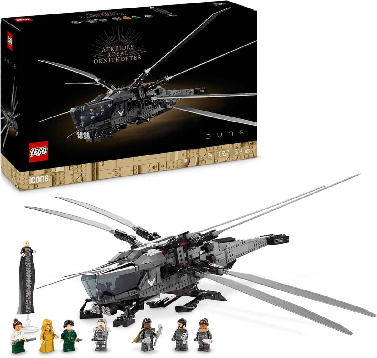 Test LEGO Icons Ornithopter d'Atreides : set de collection pour adultes