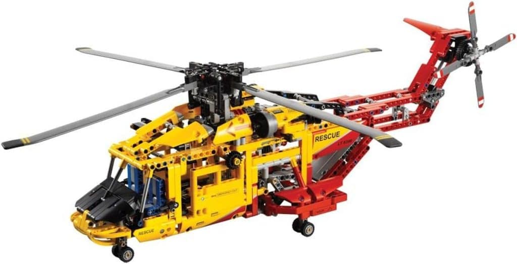 Test LEGO Technic 9396 : l'hélicoptère en détail