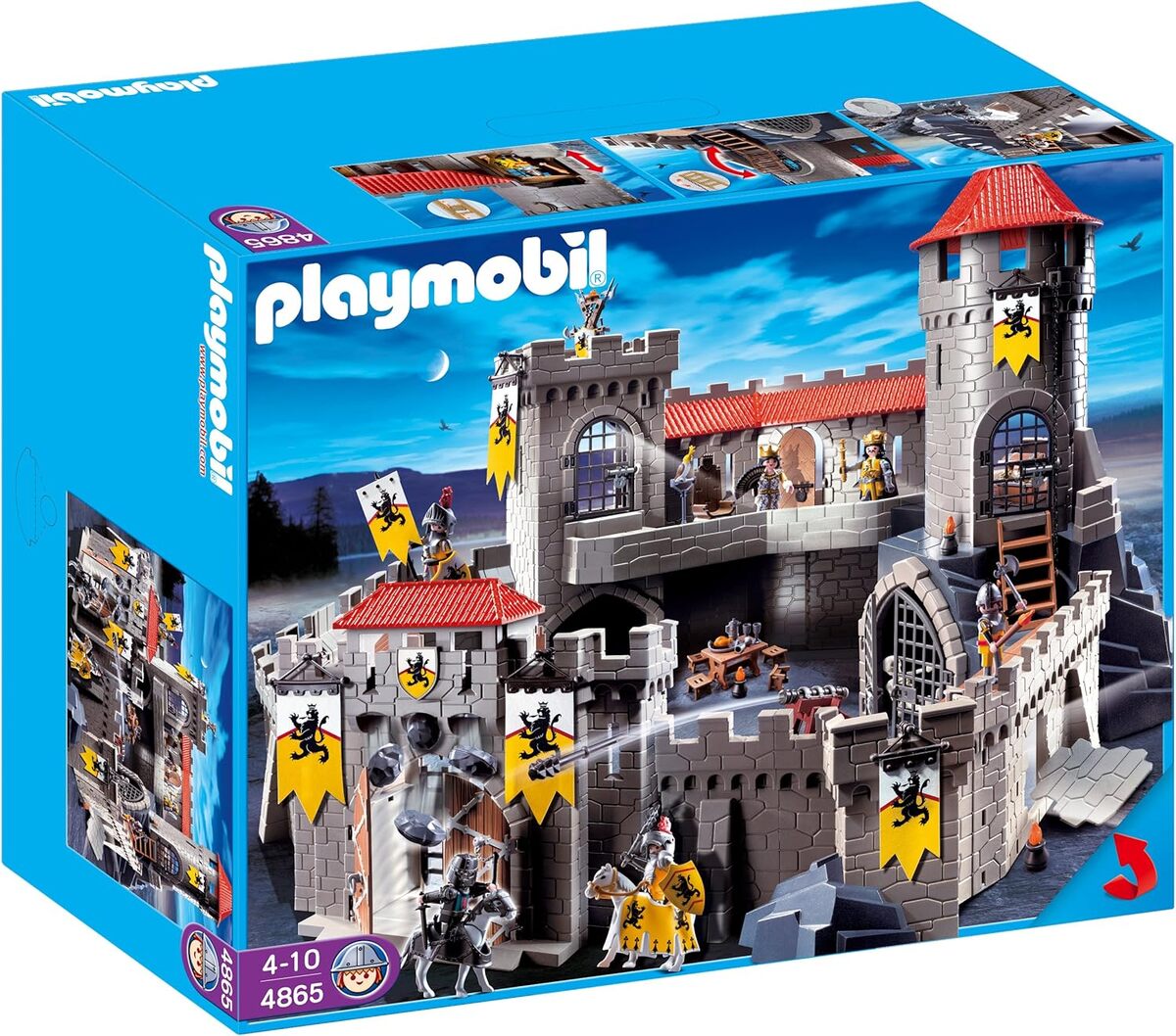 Test Playmobil 4865 : forteresse des Chevaliers du Lion