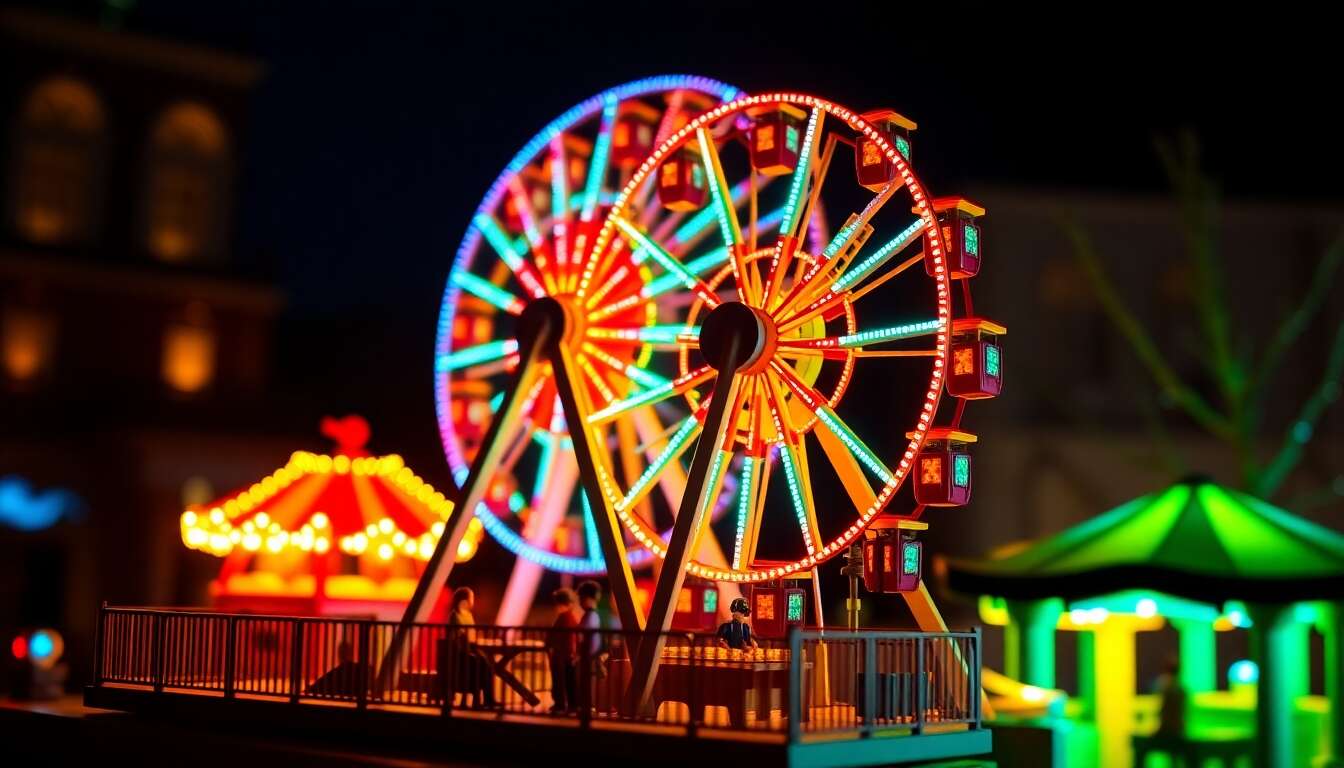 Grande Roue Playmobil - Attraction Fête Foraine D'occasion