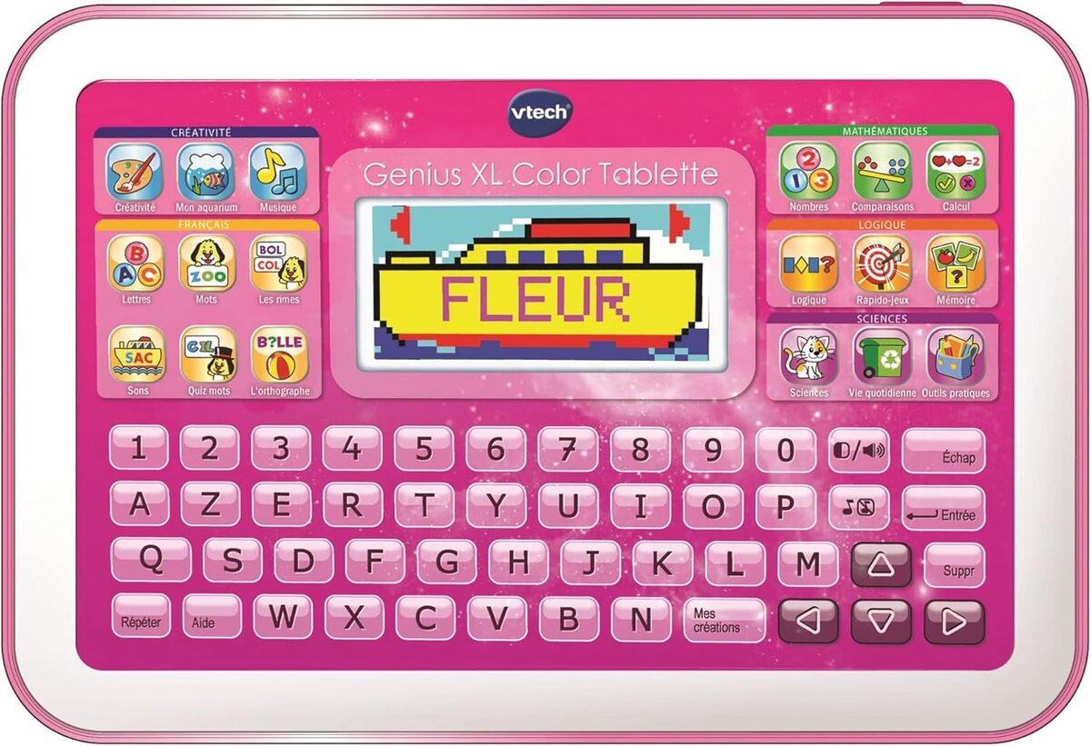 Test de la tablette pour enfant Vtech Genius XL rose