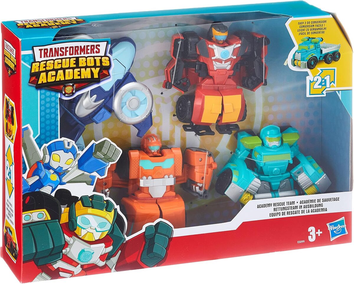 Test du coffret 4 robots Transformers Rescue Bots