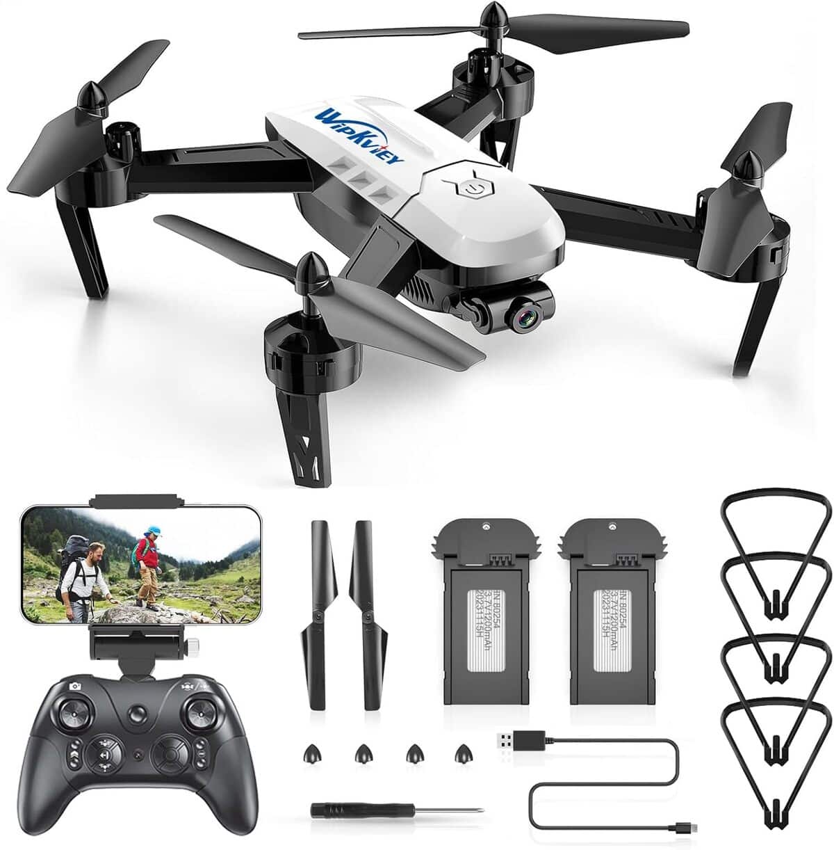 Test du Wipkviey T6 : drone polyvalent avec caméra HD 1080P