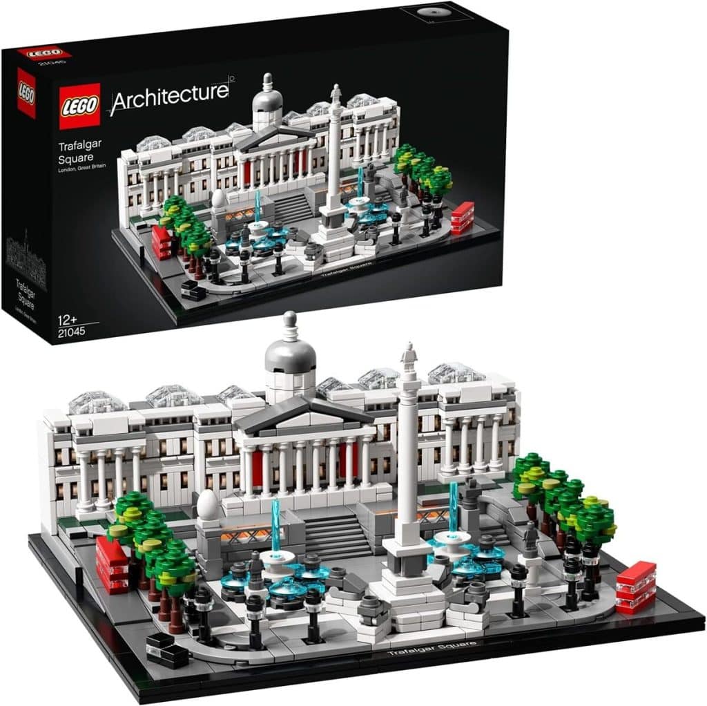 Test LEGO 21045 : architecture de Trafalgar Square