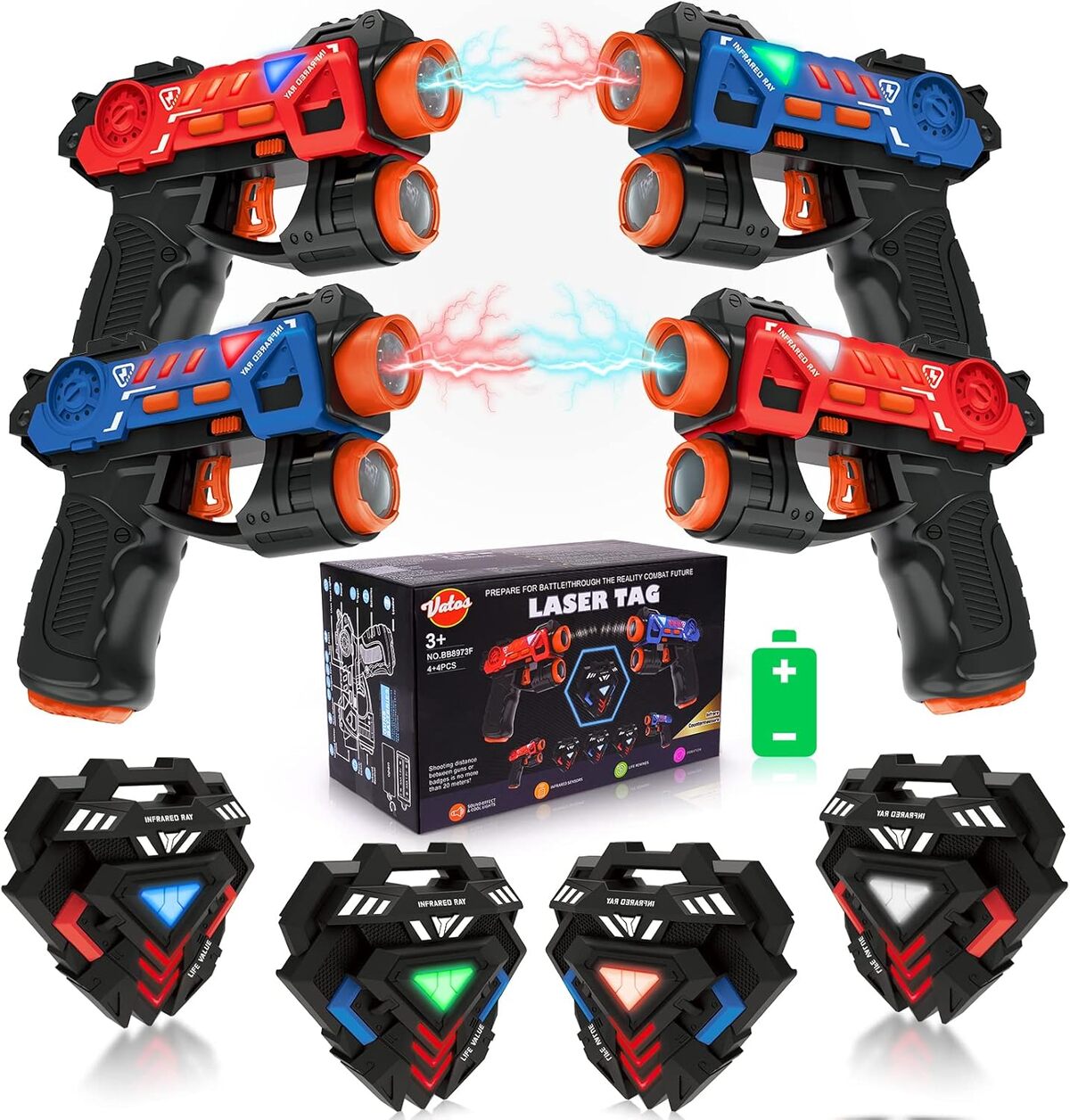 Test : pistolets laser VATOS, l'expérience ultime pour enfants