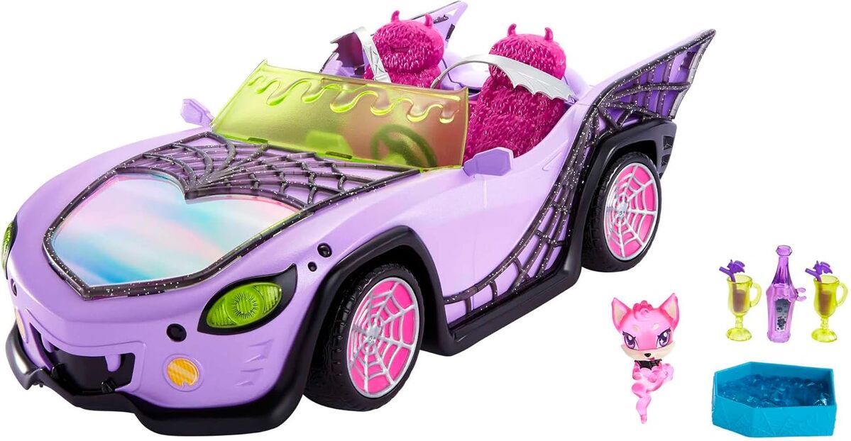 Test du cabriolet Monster High Goule Mobile : voiture et accessoires à découvrir
