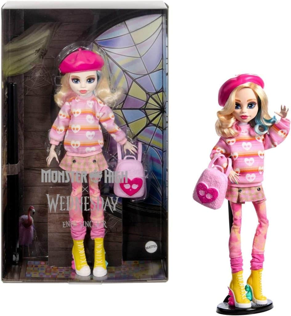 Test : poupée Monster High Enid Sinclair, tenue rose et accessoires