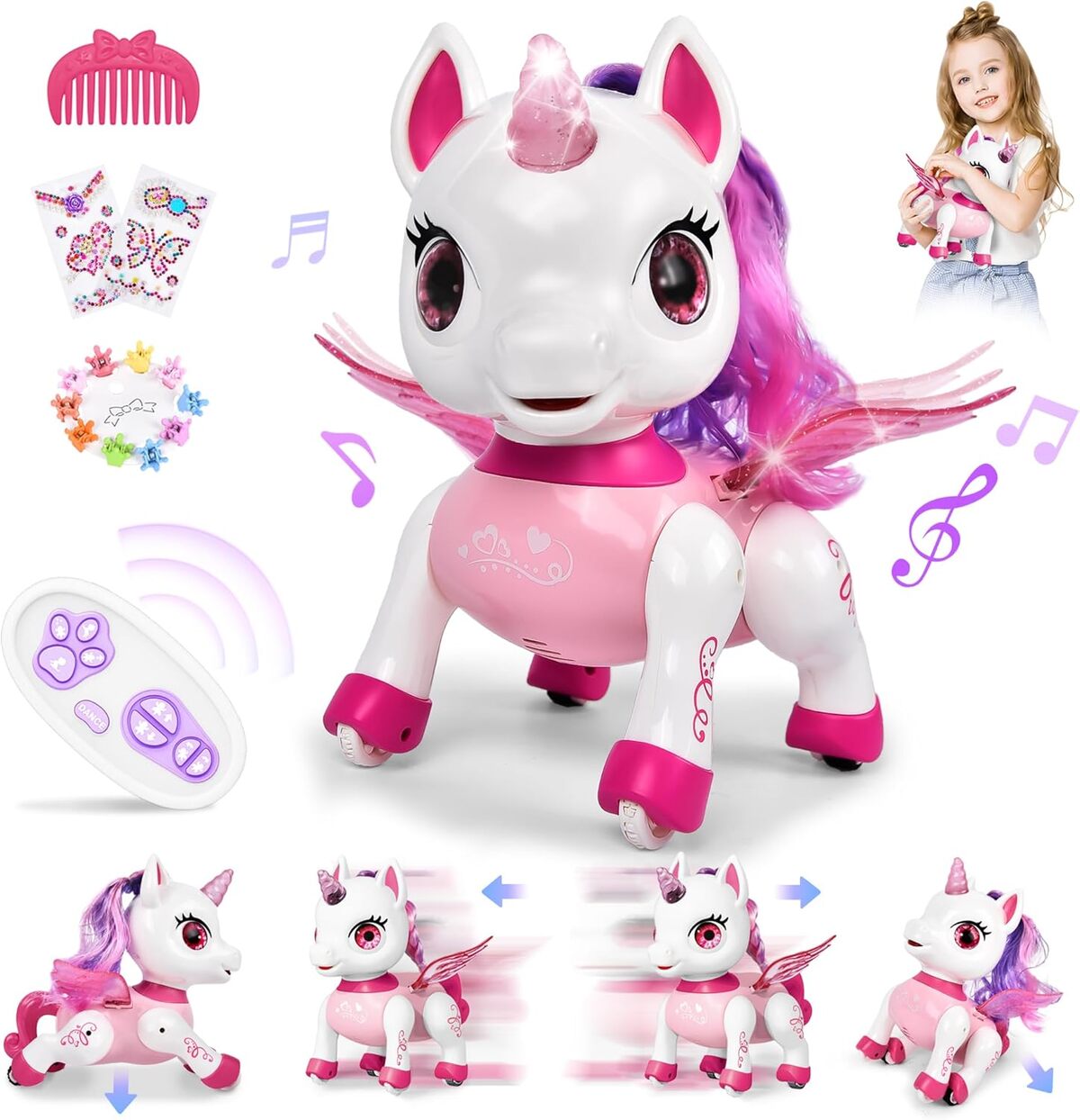 Avis sur le robot licorne Joellfuner : un jouet intelligent et interactif pour enfants