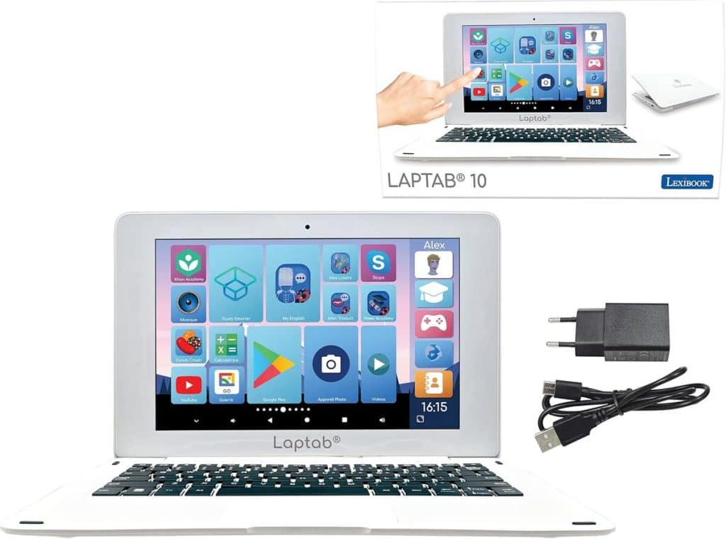 Test du Lexibook LAPTAB® 10 : l'ordinateur familial tactile sous Android™