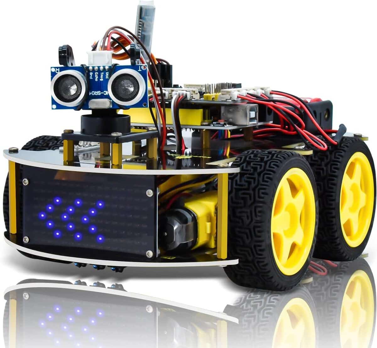 Test du robot 4 roues KEYESTUDIO : programmation et performances