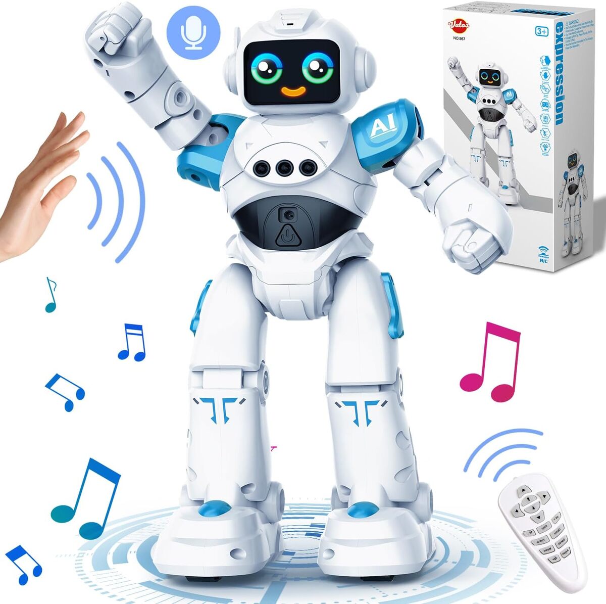 Test du robot jouet VATOS pour enfants : danse, marche et télécommande