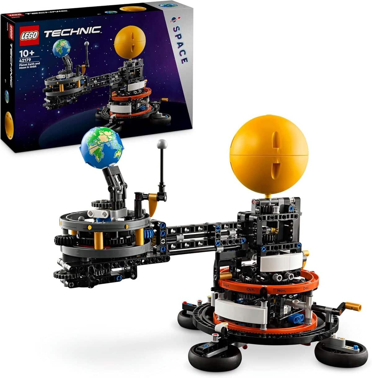 Test : lEGO Technic 42179, la planète terre et la lune en orbite