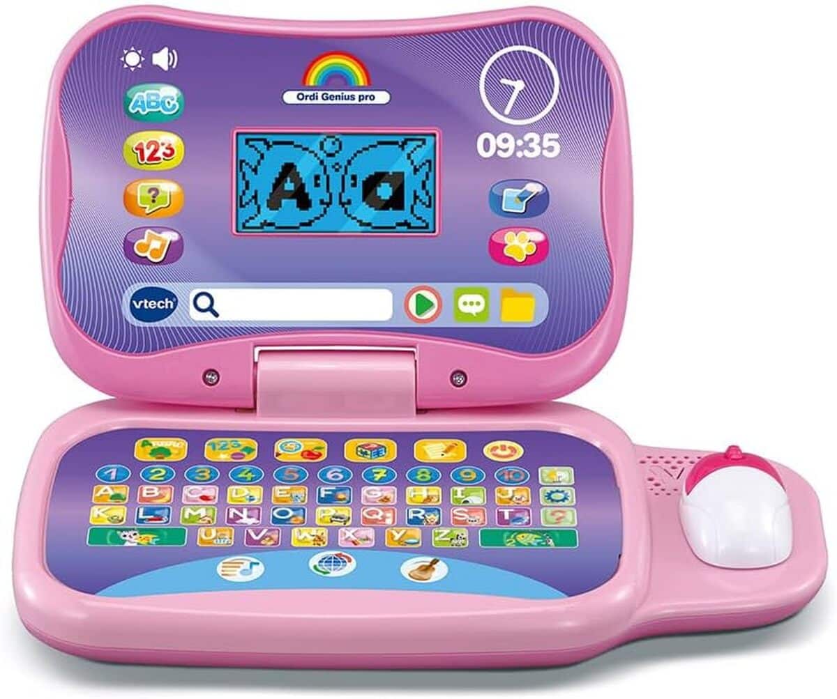 Test : vTech Ordi Genius Pro Rose, l'ordinateur portable éducatif pour enfants