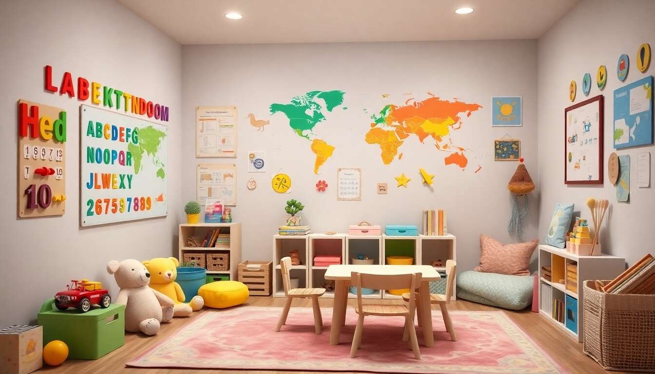 Incorporer des éléments décoratifs et éducatifs