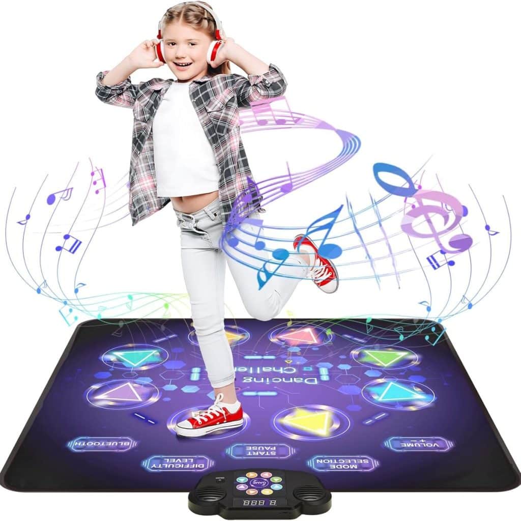 Test du tapis de danse Bluetooth Gleamkid pour enfants : 8 flèches et modes lumineux