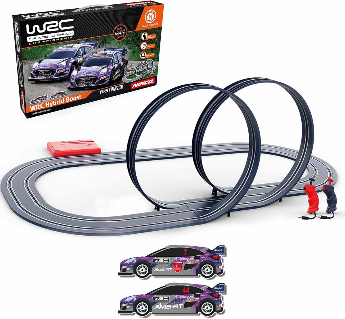 Test : ninco WRC Hybrid Boost Circuit 320 cm avec Ford Puma 2025