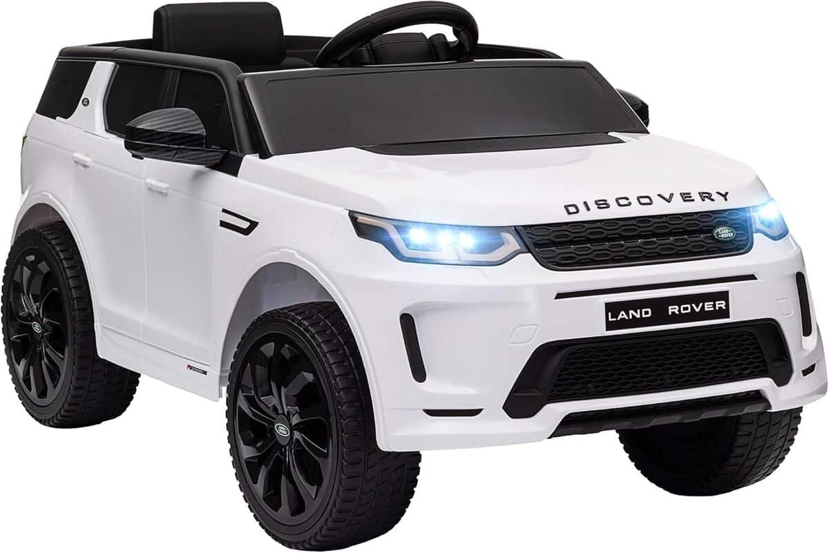 Test : voiture électrique enfants AIYAPLAY Land Rover Discovery Sport 12V blanc