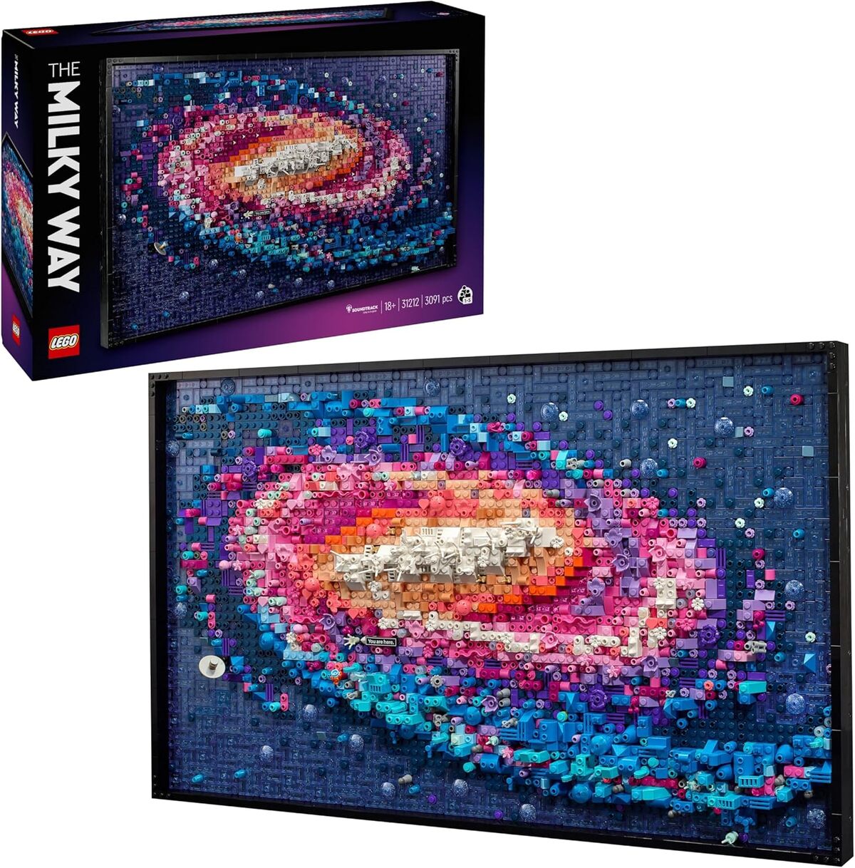 Avis : lEGO Art La voie lactée 31212, décoration murale astronomie