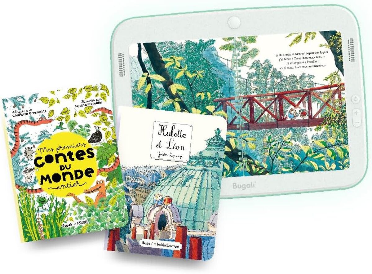 Test : console Bugali verte - histoires pour enfants dès 5 ans