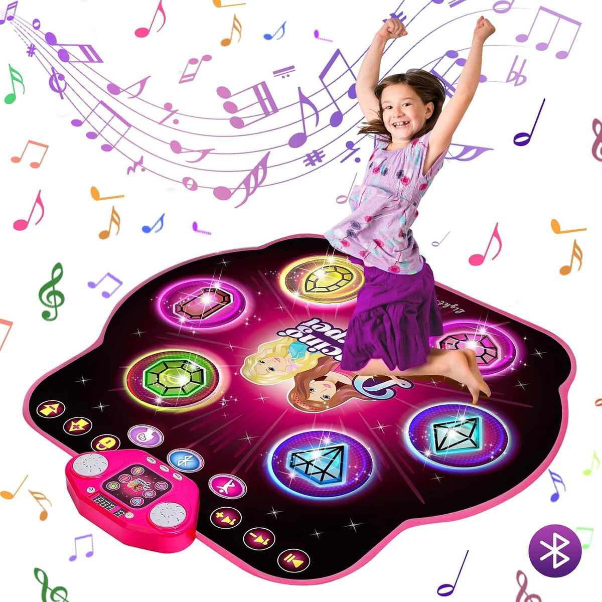 Test du tapis de danse lumineux VATOS 27 niveaux pour enfants