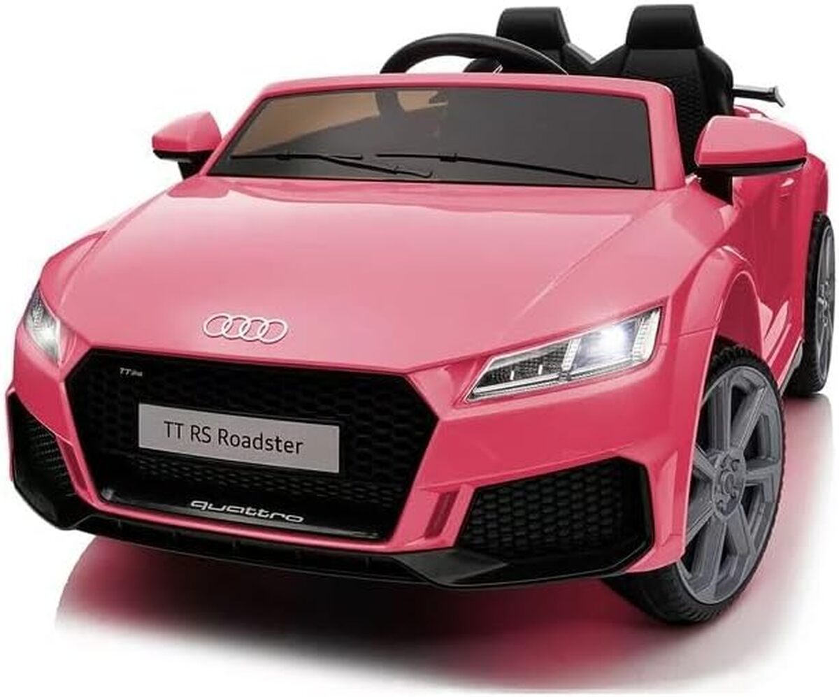 Test FINOOS voiture électrique enfants AUDI TTRS : puissance et fun en rose