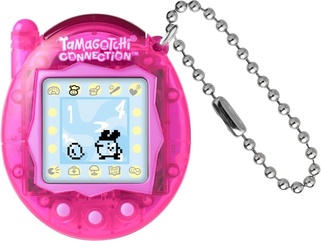 Test : tamagotchi Connexion rose translucide