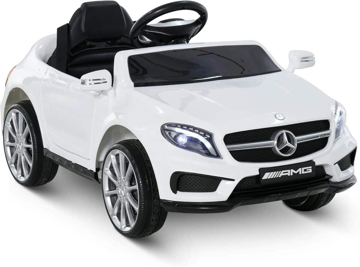 Test de la voiture électrique HOMCOM Mercedes Benz GLA pour enfants : des fonctionnalités complètes !