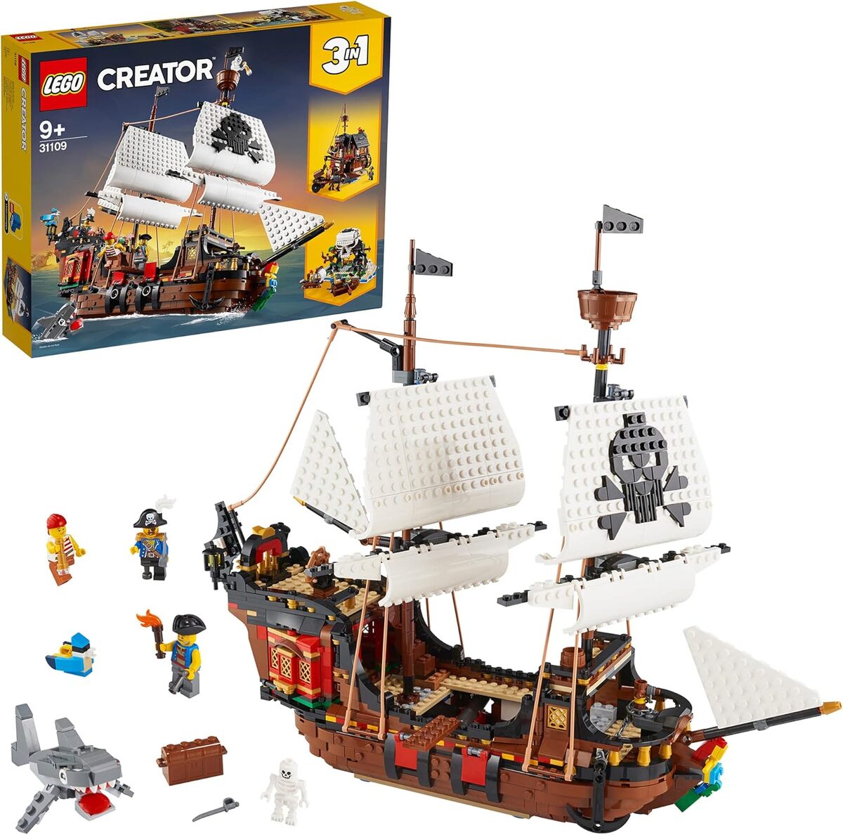 Test : lego 31109 creator bateau pirate 3en1, aventure et créativité