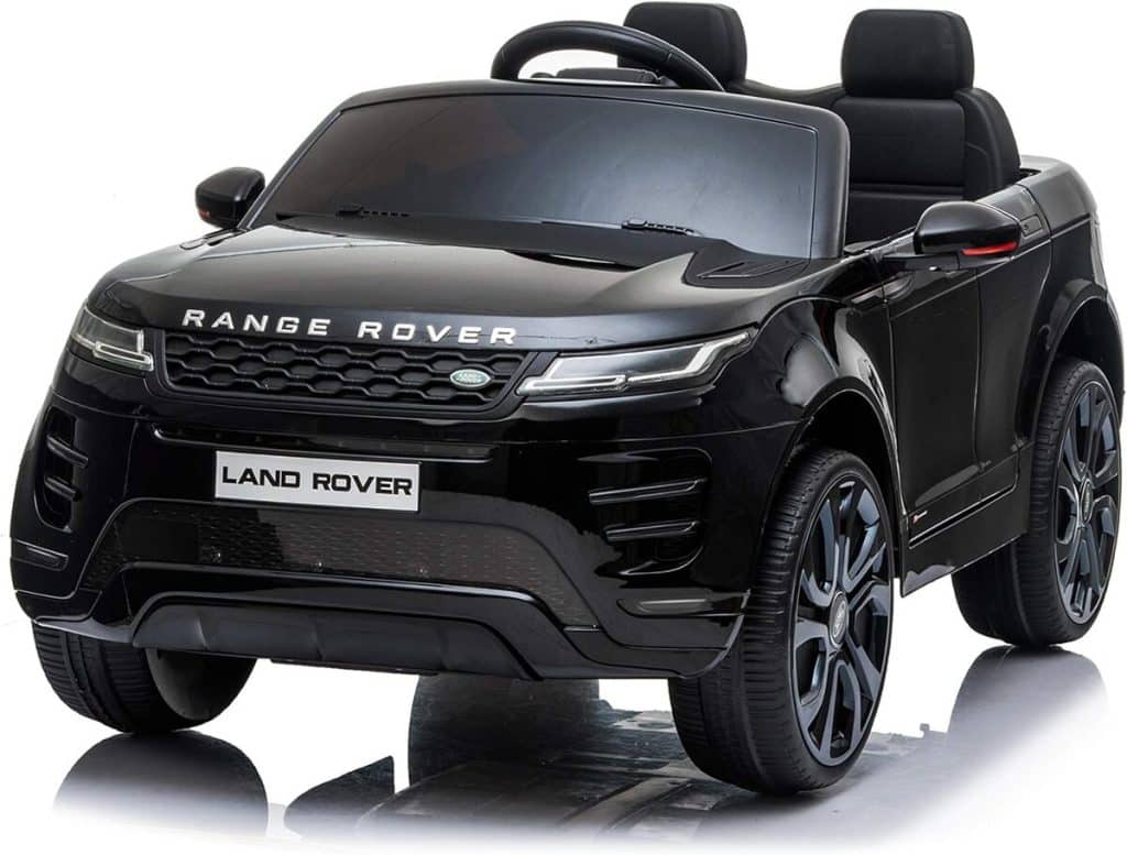 Test : voiture électrique enfant FINOOS Range Rover Evoque 12V noire