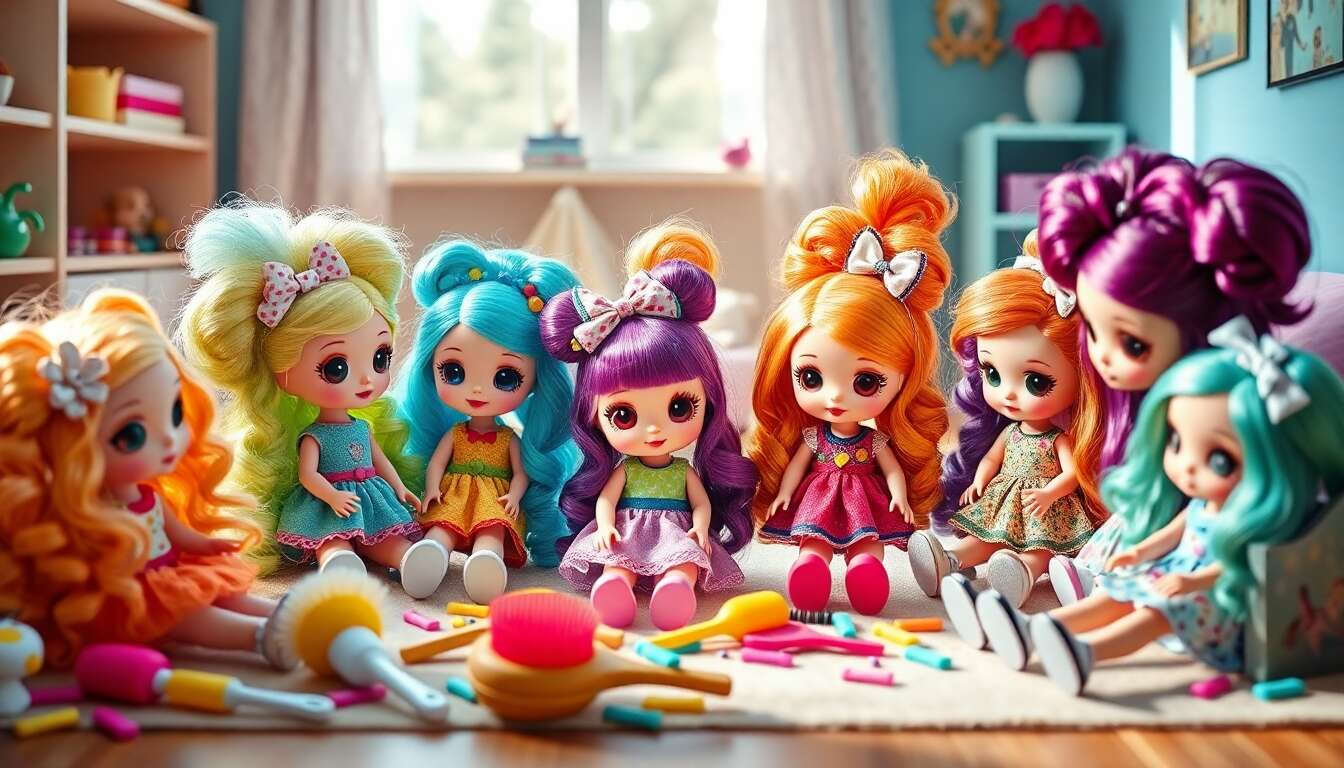 Les tendances actuelles des jouets cheveux et accessoires