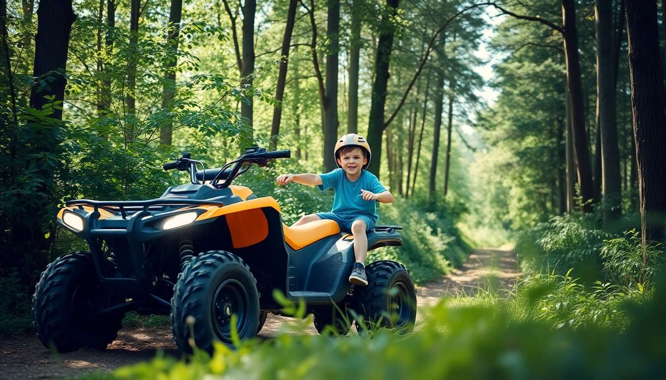 La puissance et la taille adapt&eacute;e au jeune pilote