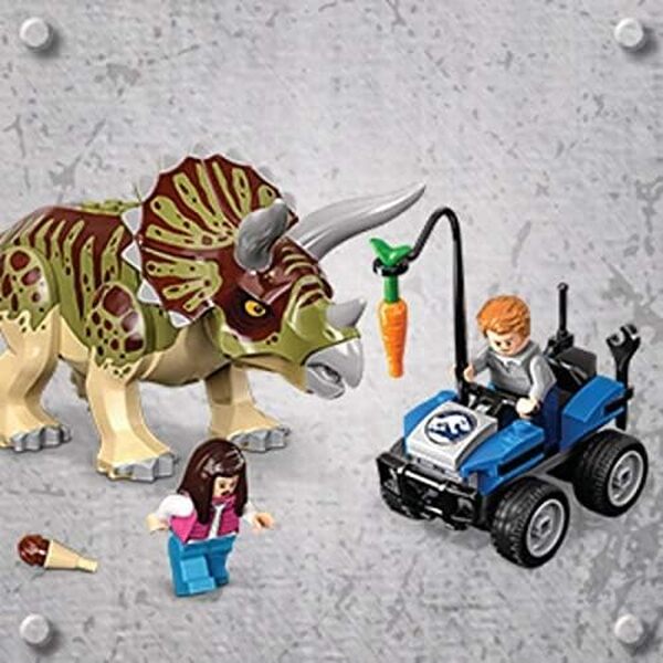 LEGO® -La Fureur du Tricératops Jurassic World Jeux de Construction, 75937, Multicolore