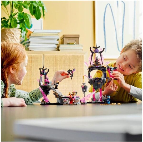 LEGO 71771 Ninjago Le Temple du Roi de Cristal, Ensemble avec Minifigurines Inédites de Cole, Zane, Kai et Jay, Jouet pour Enfants de 8 Ans et Plus