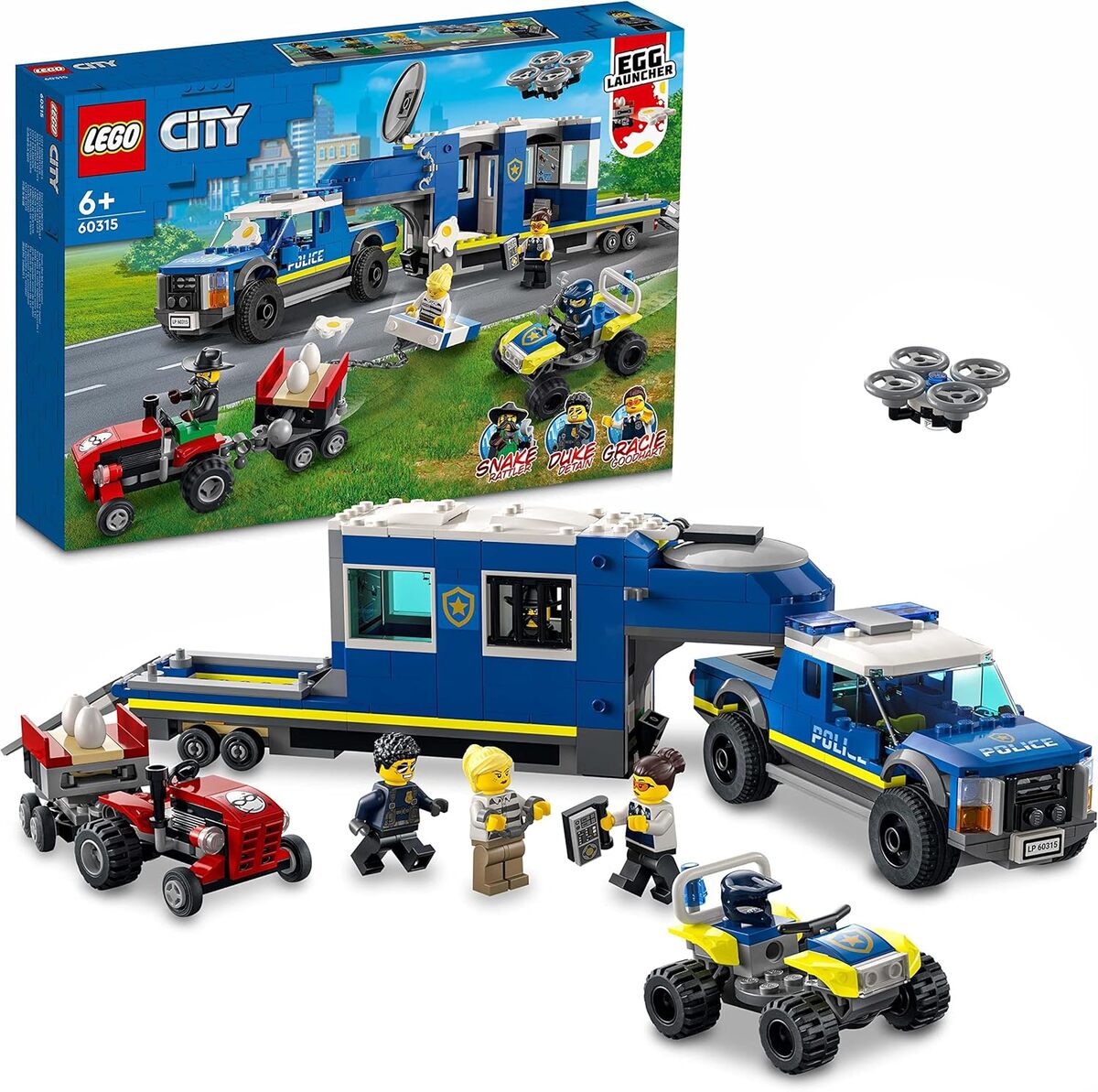 Test du camion de commandement mobile lego city 60315