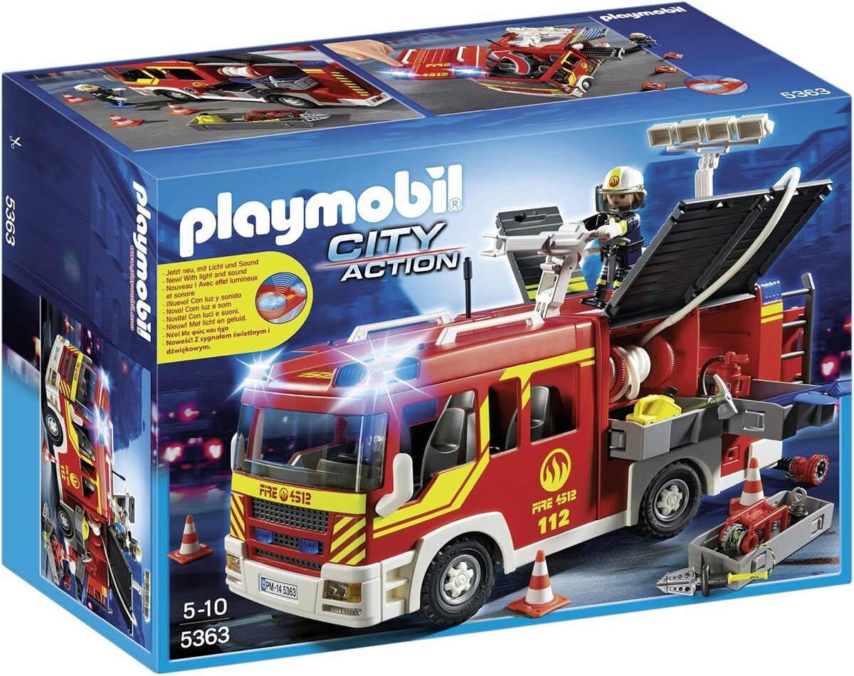Test du fourgon de pompiers Playmobil 5363