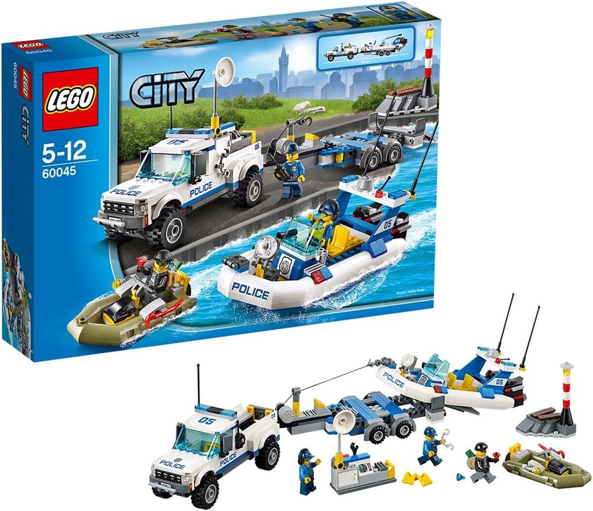 Test : intervention du bateau de police Lego City 60045