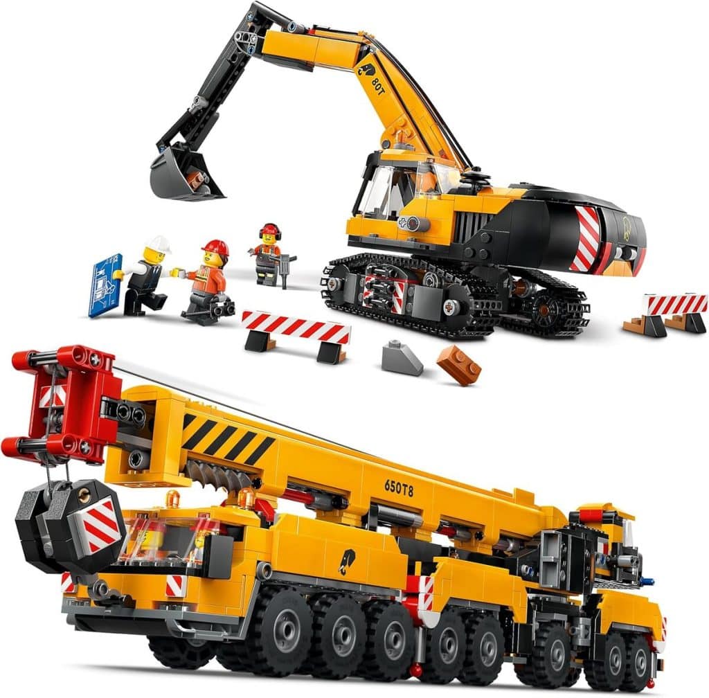 Test : lego city 60409, grue et pelleteuse tractées