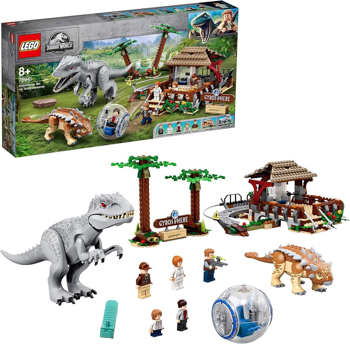 Test : lEGO Jurassic World 75941 Indominus Rex vs Ankylosaure
