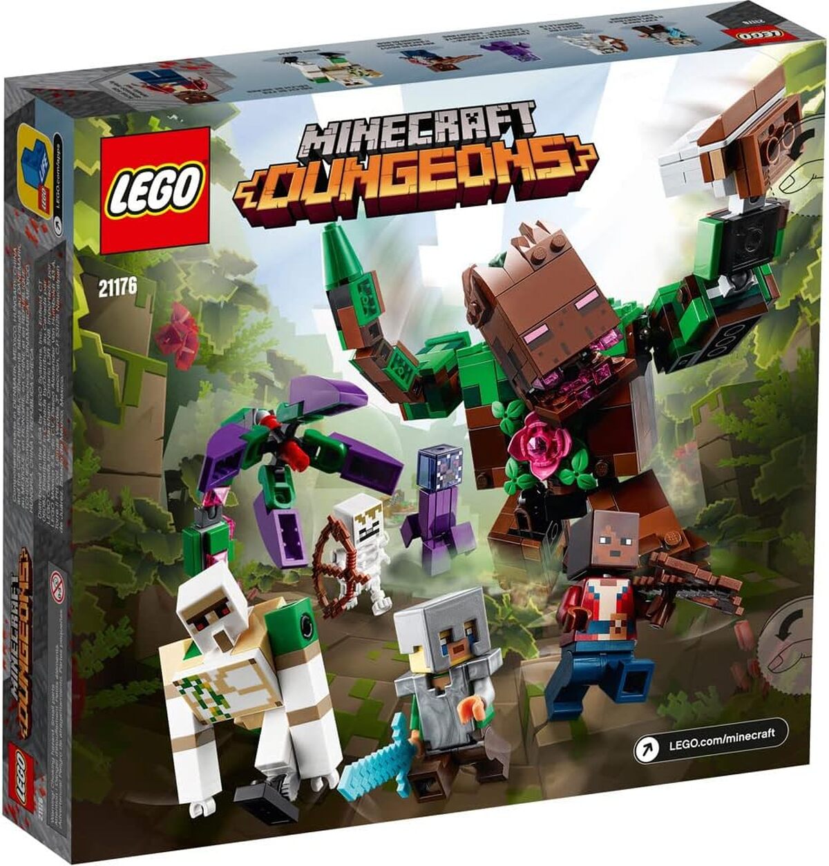 Test : lego Minecraft The Jungle Abomination 21176, aventure dans la jungle