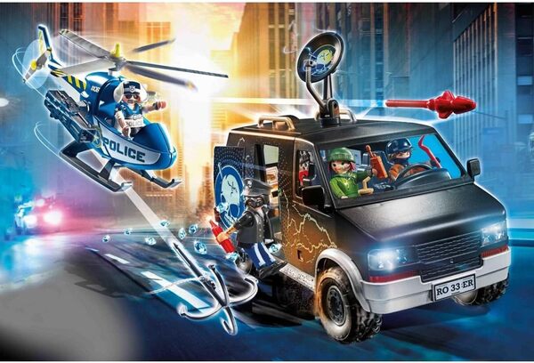 PLAYMOBIL 70575 Police Camion de bandits et policier - City Action- Les policiers- police camion
