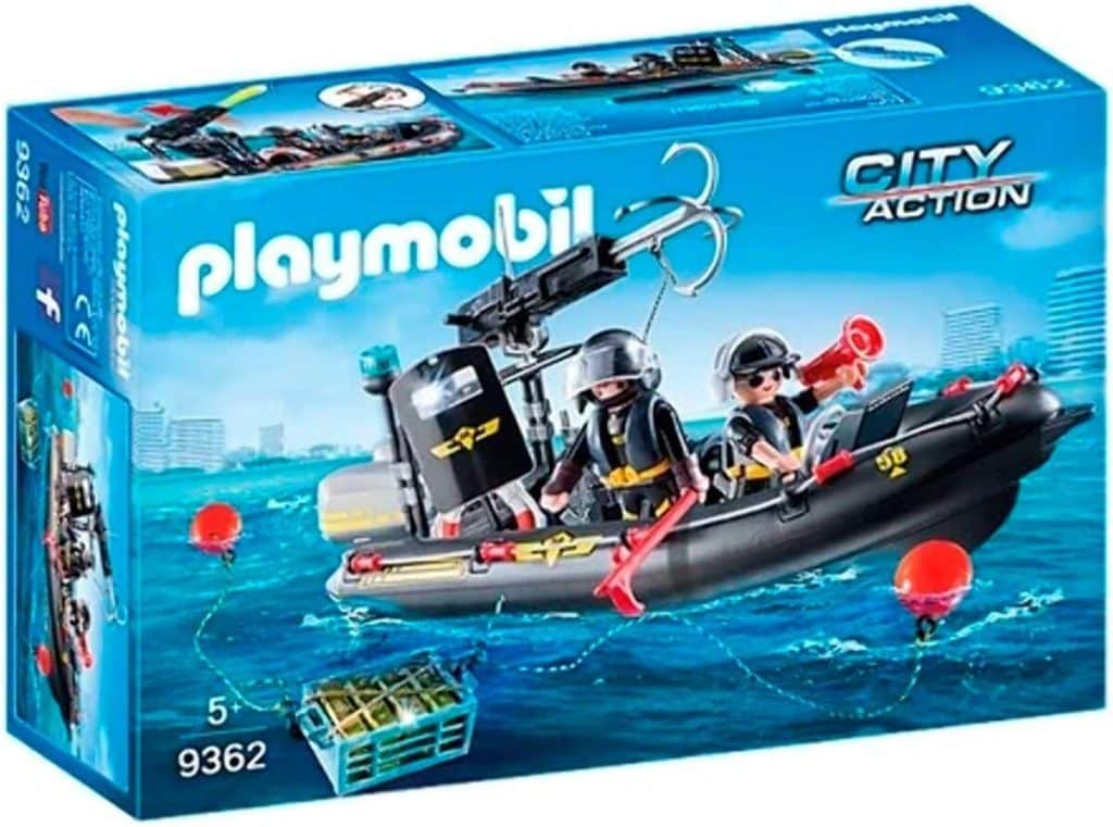 Test : bateau pneumatique Playmobil 9362 en action