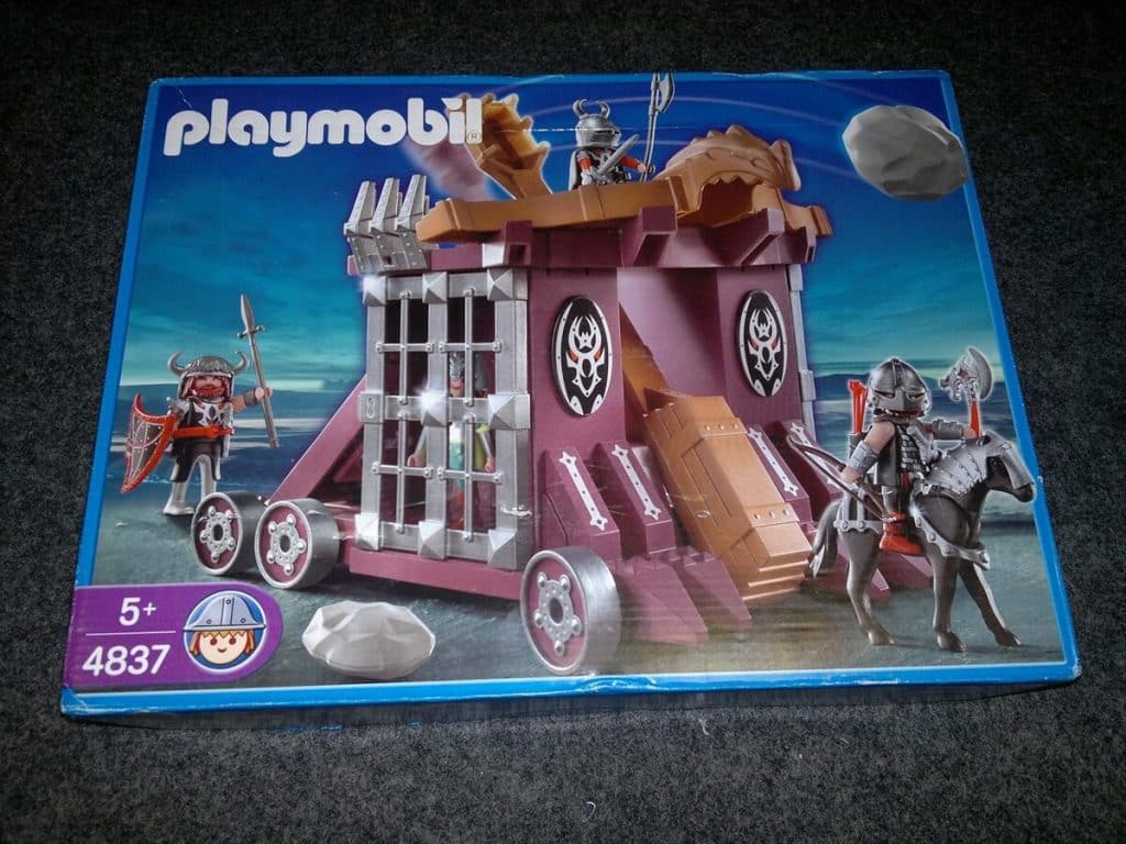 Test de la catapulte géante Playmobil 4837